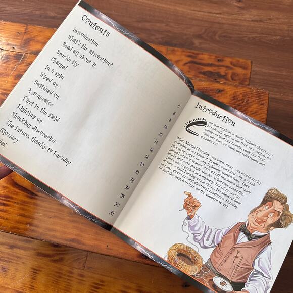 Vintage 2003 The Explosion Zone Faraday Pioneer Of Electricity Paperback Book - Picture 3 of 8